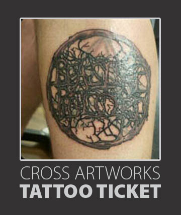 Cross Artworks Tattoo Ticket